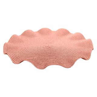 Lugar Americano Wolff Babado de Poliéster Rosa em Oferta na Shopee