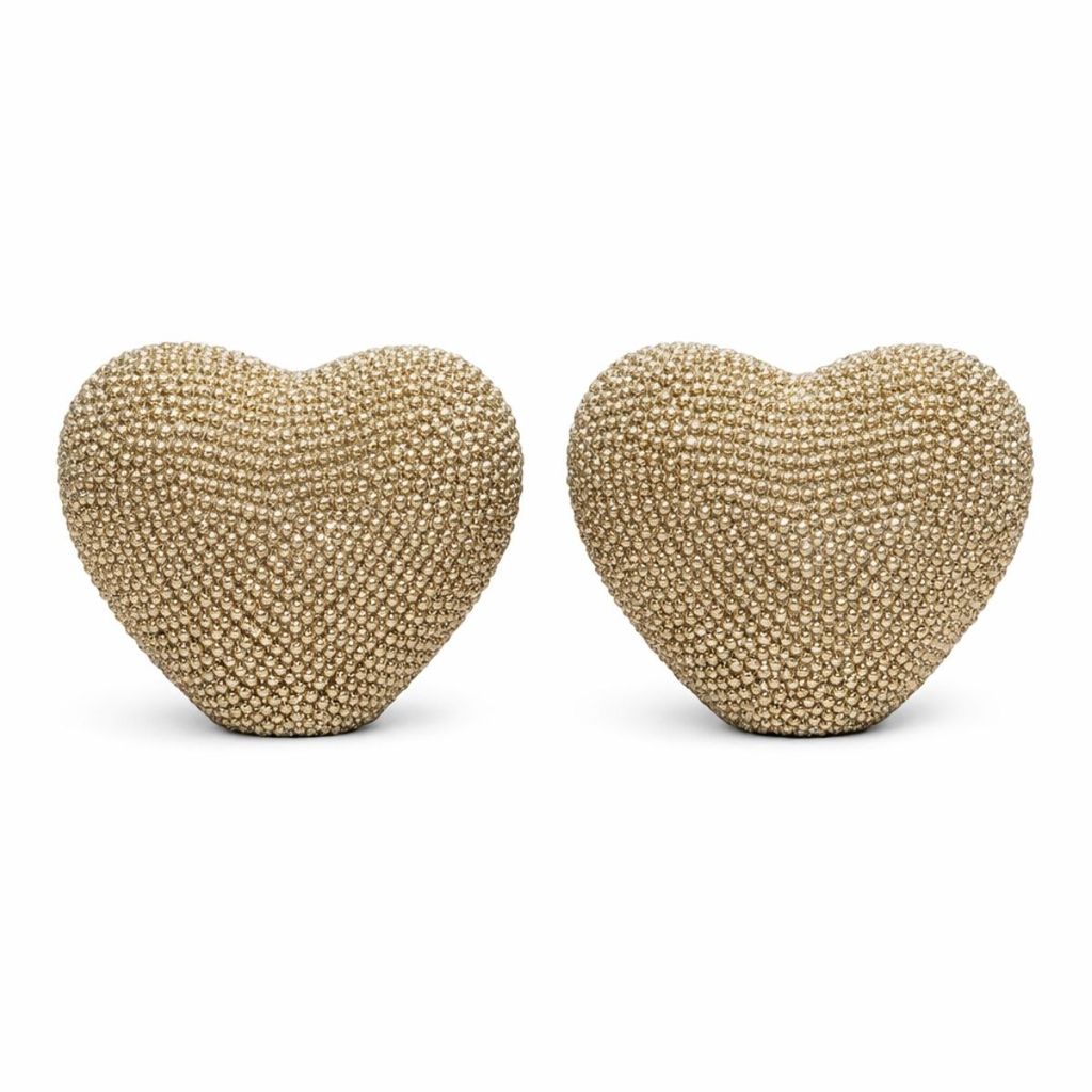 Decoração Tendência Coração Cerâmica Grande 02 Unidades em Oferta na Shopee