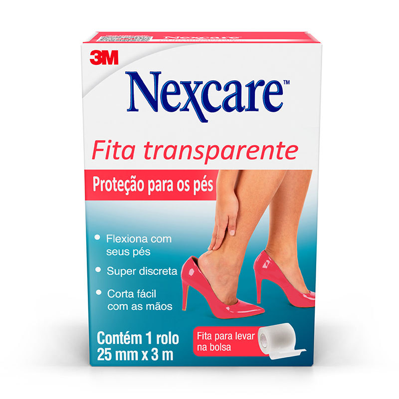 Fita protetora para os pés Nexcare 25mm x 3m 3M em Oferta na Shopee
