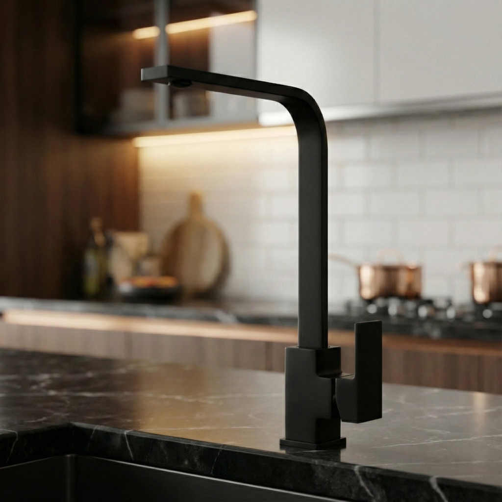 TORNEIRA DE COZINHA GOURMET M0N0C0MANDO SLIM 360°PRETA