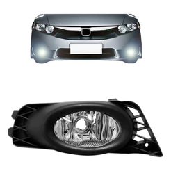 Farol Milha Auxiliar Honda Civic 2009 2010 2011 Com Moldura