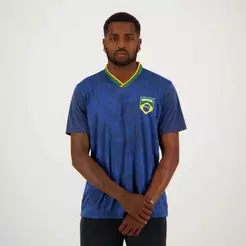 Camiseta Brasil Caiçara Azul