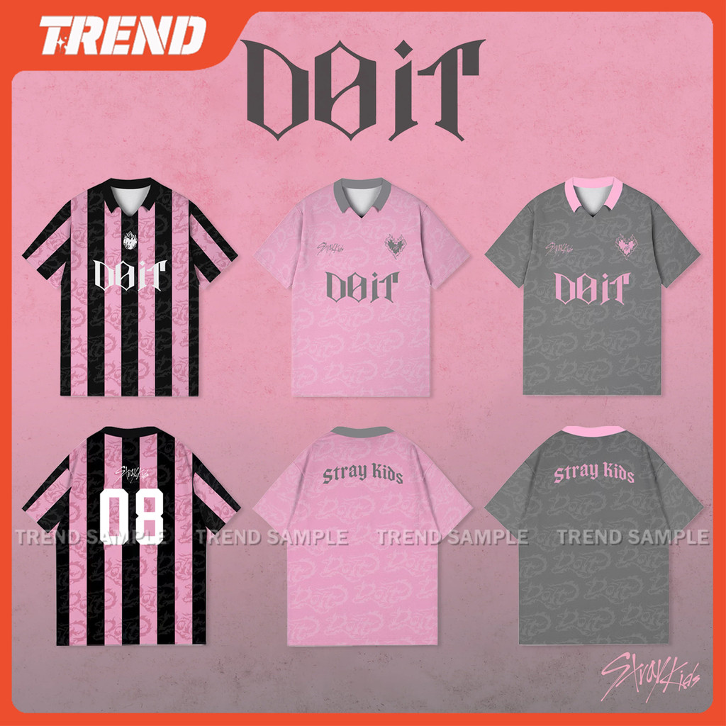 KPOP 2026 Stray Kids DO IT Merch Polo Jersey Unissex Vintage Moda Solta Sem Mangas Camiseta Plus Size Camisa Casual