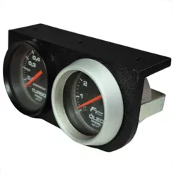 ADAPTADOR UNIVERSAL PARA 2 MANÔMETROS 52MM COLUNA OU PAINEL AUTOMOTIVO
