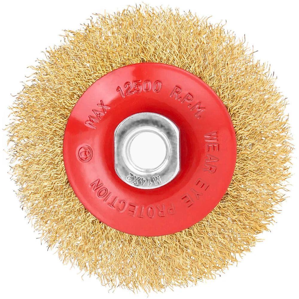 Escova de Aço Carbono Circular Trançada 4 POL 100mm 746089 MTX em Oferta na Shopee