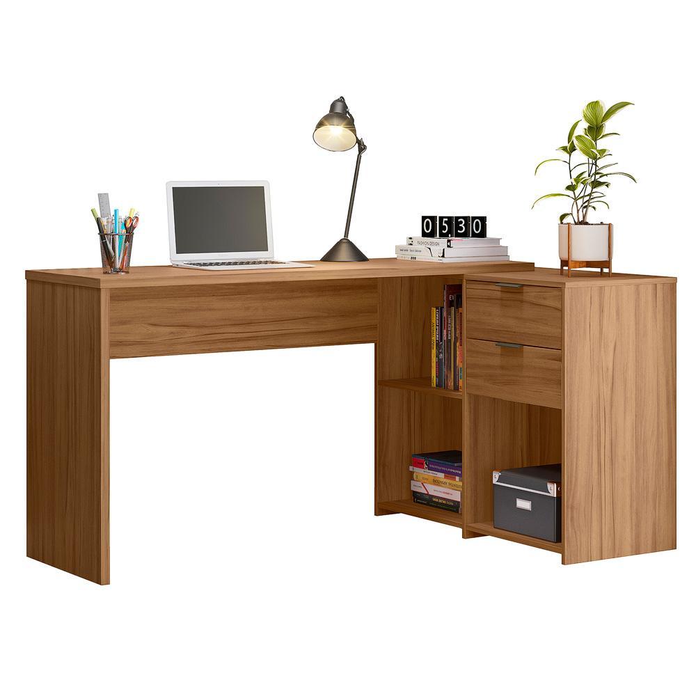 Mesa de Escritório 2 Gavetas Office Notável NT 2060 Freijó
