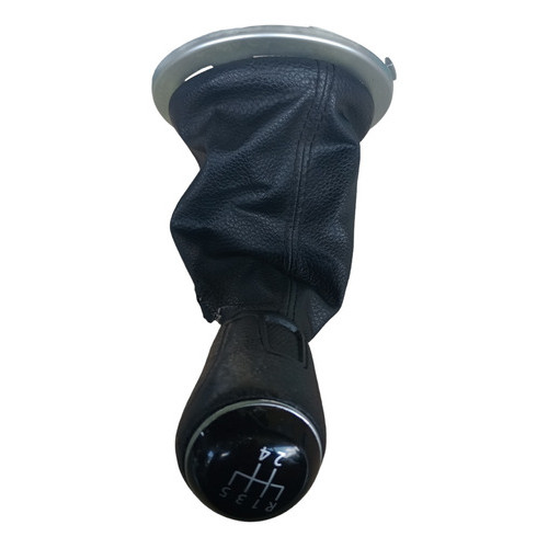 Manopla Com Coifa Do Cambio Vw Gol G5 G6 Com Detalhe Preto