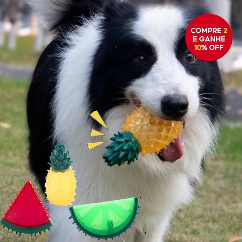 Brinquedo de Apertar para Animais de Estimação, Brinquedo de Limpeza de Dentes para Cães, Brinquedo Resistente à