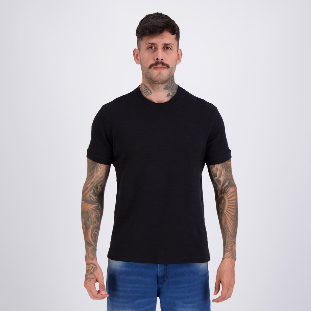 Camiseta Aramis Mc New Suedine Preto em Oferta na Shopee