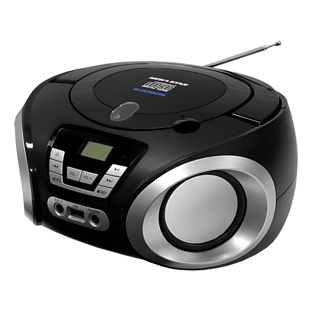 Micro System Megastar 1.200 Watts P.M.P.O Bluetooth Bivolt USB
