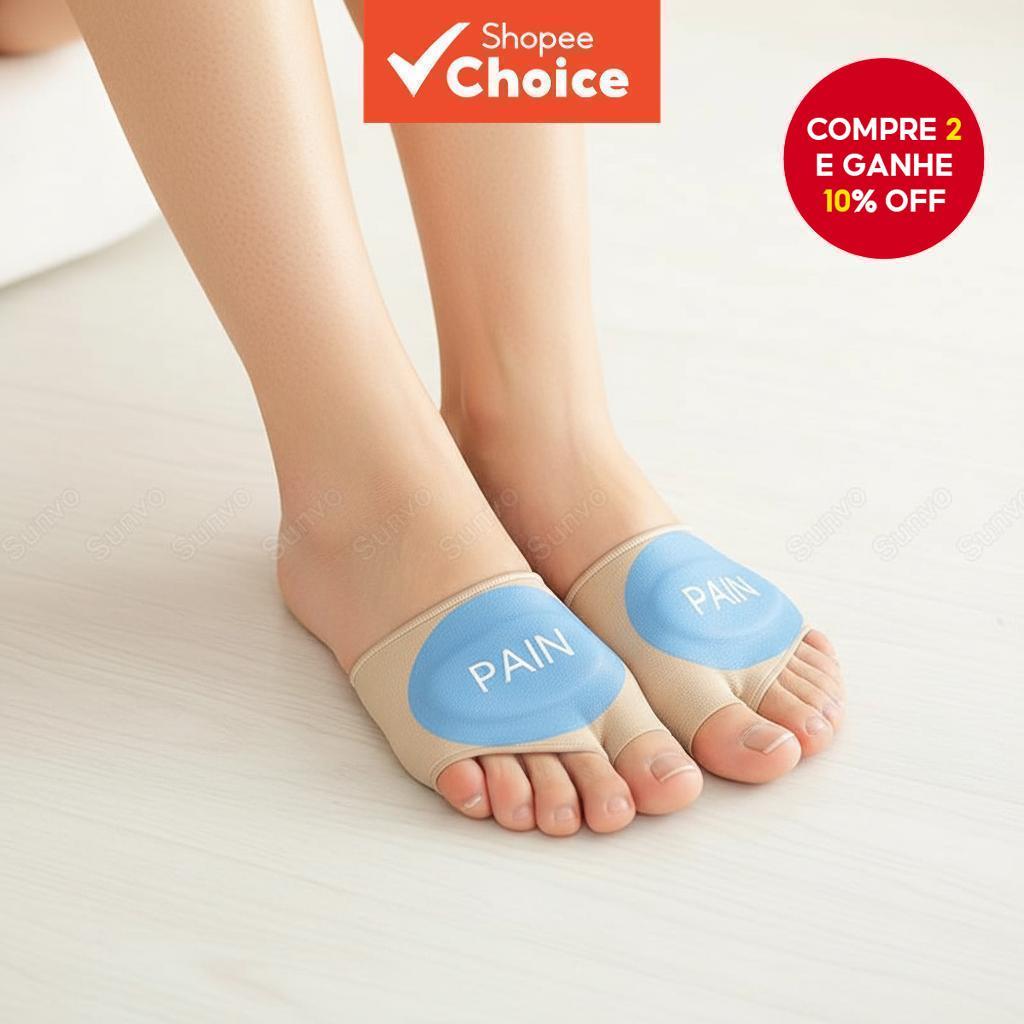 Almofada frontal universal para homens e mulheres, espessa, arejada, capa protetora para os pés resistente ao desgaste,