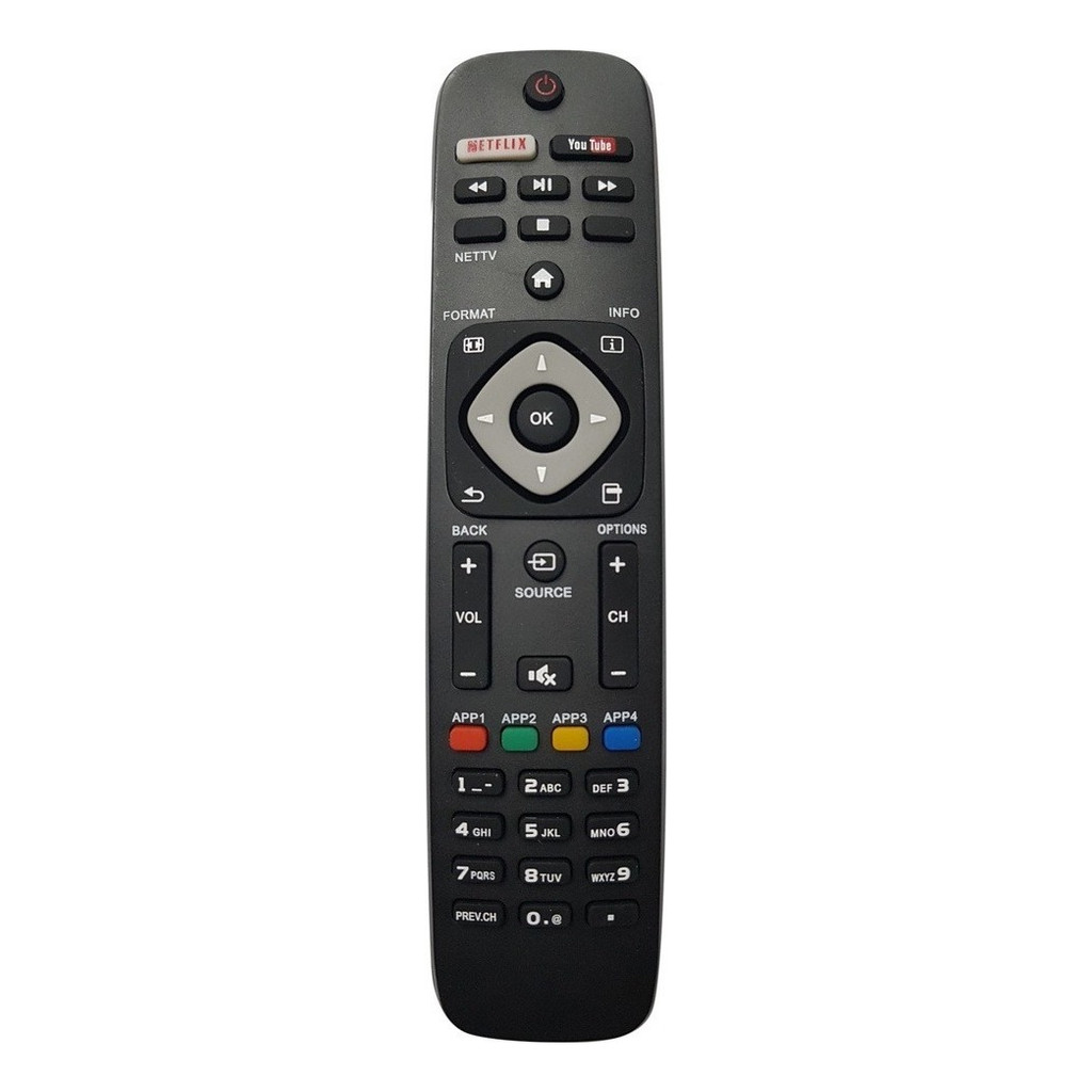 Controle Compatível Tv Philips 42pfl6007g/78 42pfl5007g/78