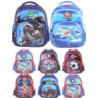 Linda e prática mochila escolar 3D para meninos, 3 compartimentos em Oferta na Shopee
