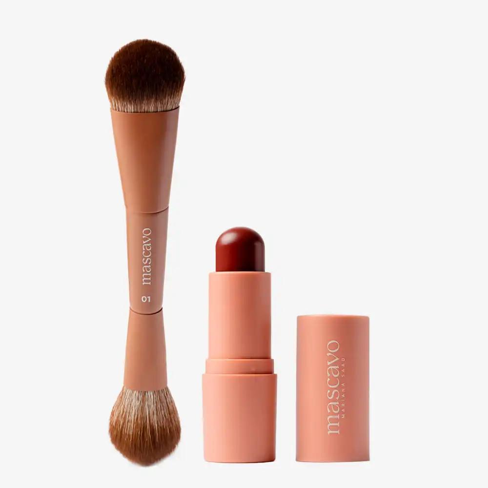 Kit Mascavo By Mari Saad Plum & Brush Duo em Oferta na Shopee
