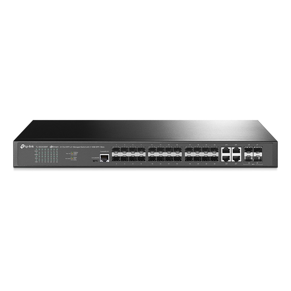 Switch Gerenciável L2 TP-Link TL-SG3428XMP 24 Portas Gigabit PoE+ 10G SFP+ Rack
