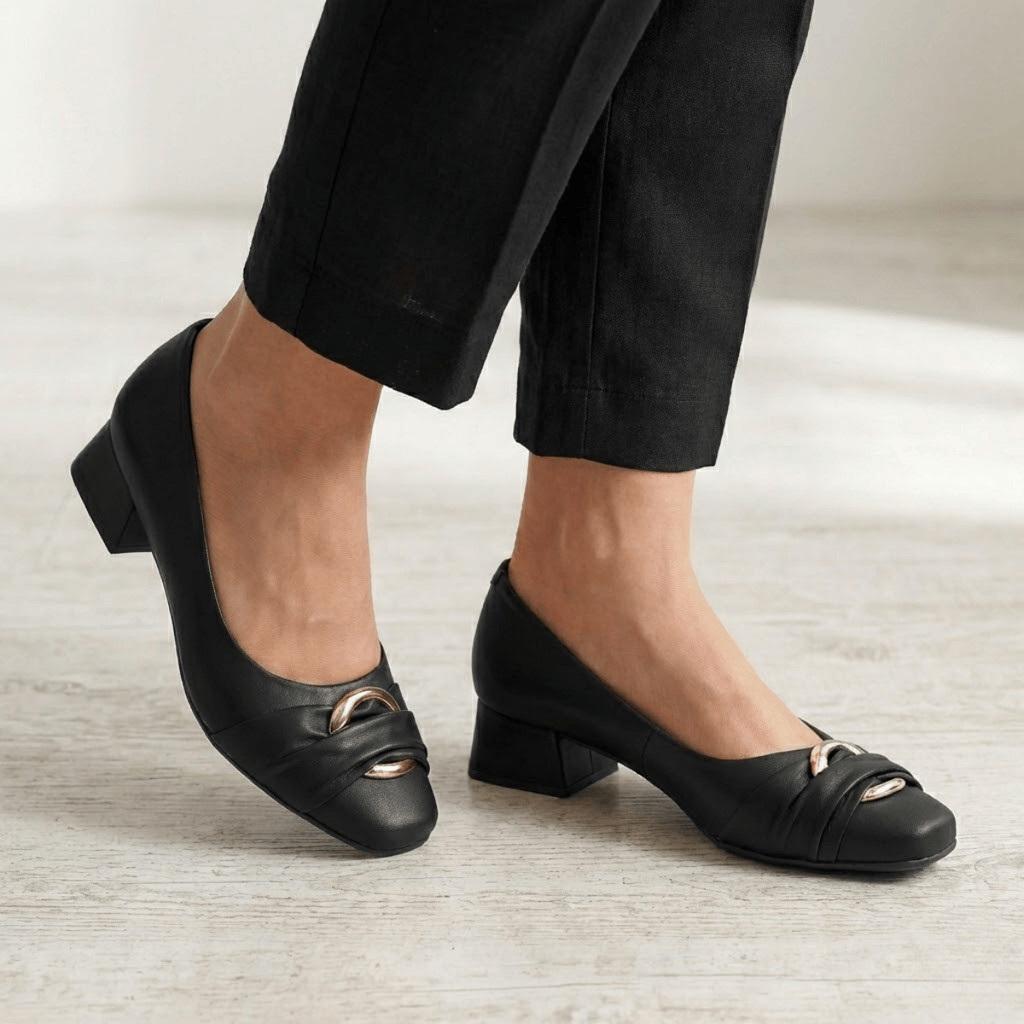 Sapato Scarpin Feminino Piccadilly Feminino Salto Baixo Conforto Trabalho Picadily Picadili em Oferta na Shopee