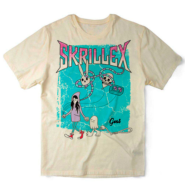 Camiseta Algodao Skrillex Musica Eletronica Dubstep Unissex em Oferta na Shopee