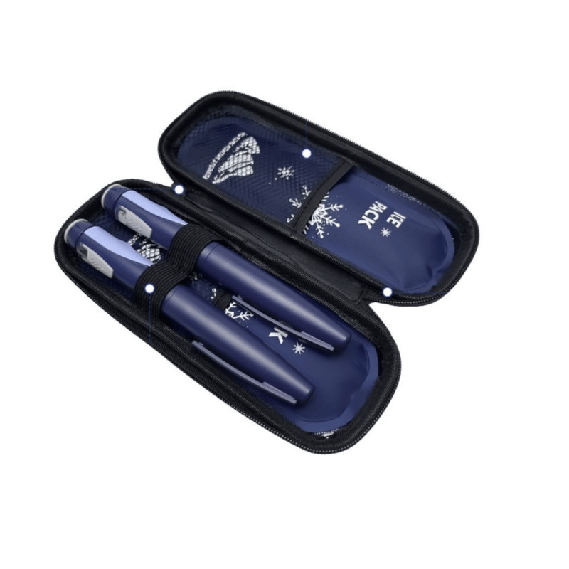 Kit Estojo Térmico com Gelo Reutilizável para Medicamentos Portátil em Oferta na Shopee