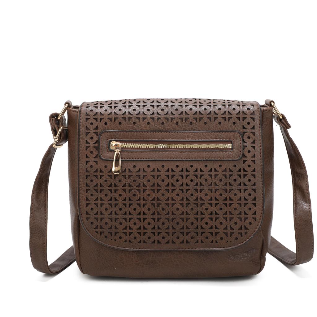 Bolsa pequena retrô com estampa de enfeites ideal para uso diário e em ambientes profissionais — imagem 2 de 2