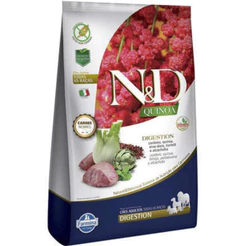 Cuidado Digestivo para Cães Adultos de Todas as Raças Sabor Cordeiro 10,1Kg N&D Quinoa