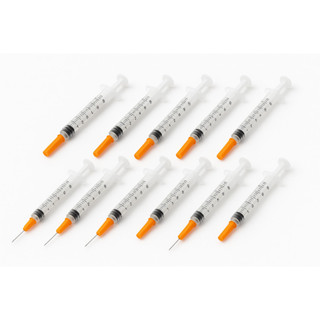 Kit com 10 un Seringa para Insulina 0,5mL Agulha 5mmx0.23mm em Oferta na Shopee