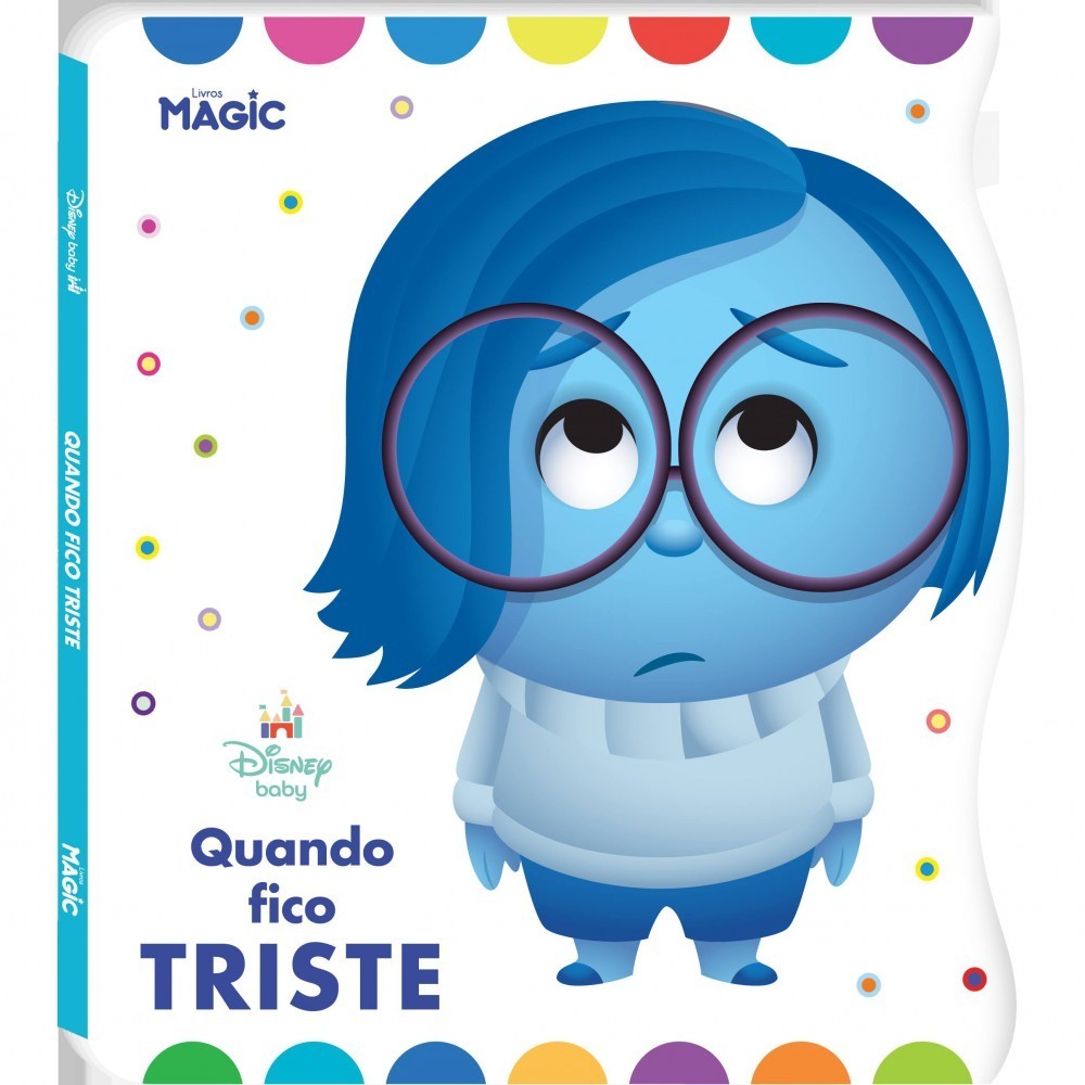 Livro de Banho e Esponja Esponja Disney Baby Quando Fico Triste