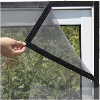 Kit Telas Mosquiteiro 100x150cm com Velcro Adesivo Anti Inseto para Janelas