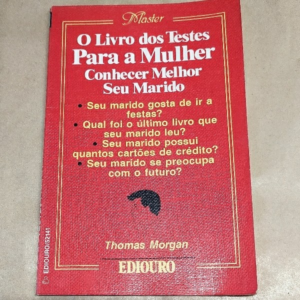 Livro dos Testes para Mulher Conhecer Melhor seu Marido autor Thomas Morgan