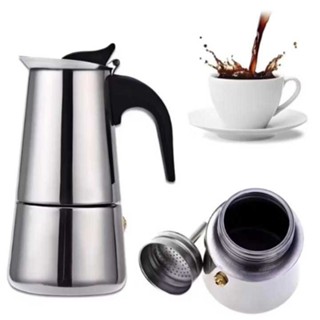 Cafeteira Italiana Inox Cafés Expresso 4 6 e 9 Xícaras Prático - Envio 24hrs! em Oferta na Shopee