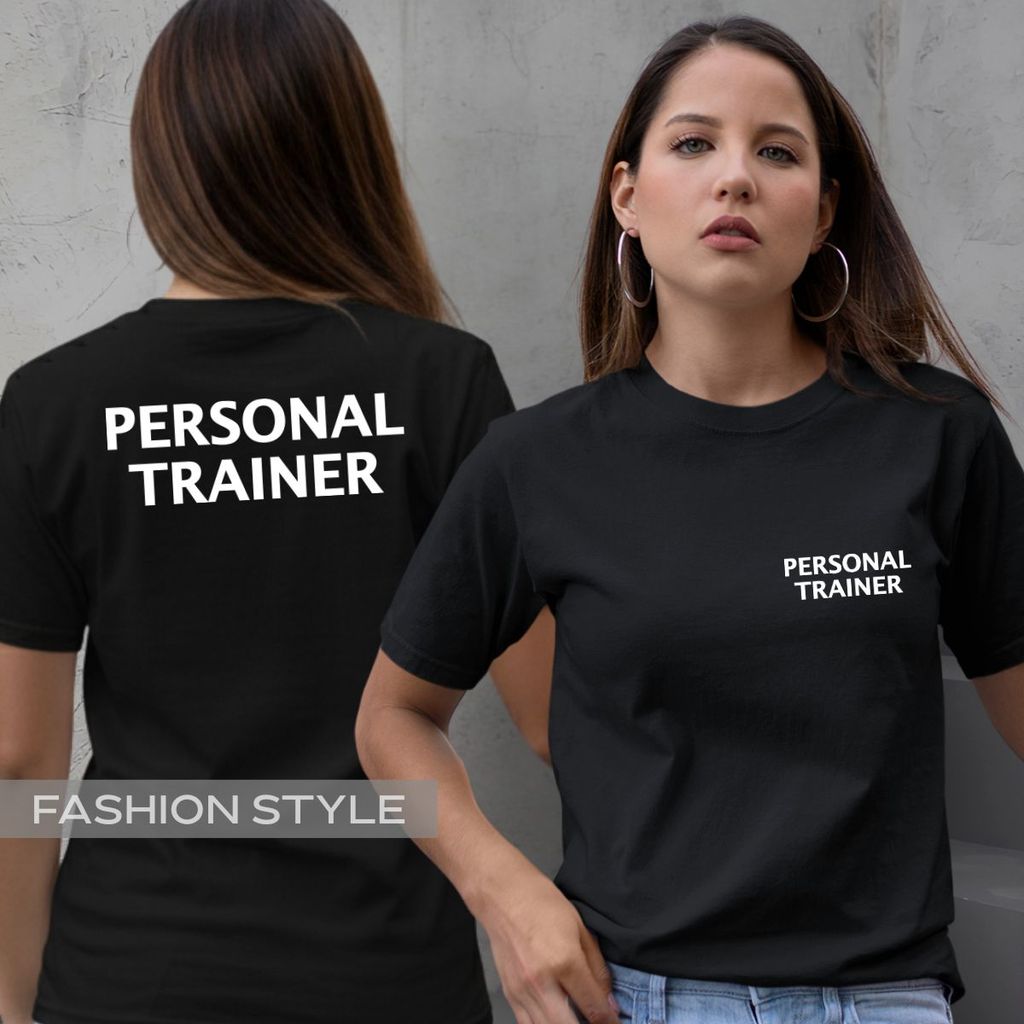 Camiseta Baby Look Personal Trainer Feminina Academia Fitness Treino Consultoria Esportiva Uniforme Profissional