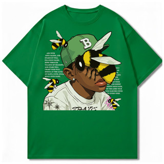 Camiseta Oversized Tyler The Creator Flower Boy Streetwear Harajuku Aesthetic Camisa em Oferta na Shopee