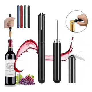 Abridor Pneumático de Vinho Inox Preto Bomba de Ar com Agulha em Oferta na Shopee