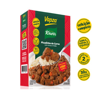 Picadinho de Carne Com Arroz e Feijão 370G Vapza e Knorr em Oferta na Shopee