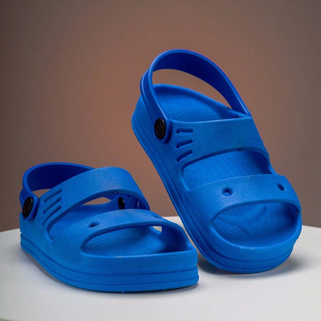 Sandália Papete Azul Bic Confortável Leve Volta as Aulas Verão/ Escolar