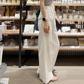 Lovito Calça Casual Calça Bolso Simples Para Mulheres LNA66434 em Oferta na Shopee