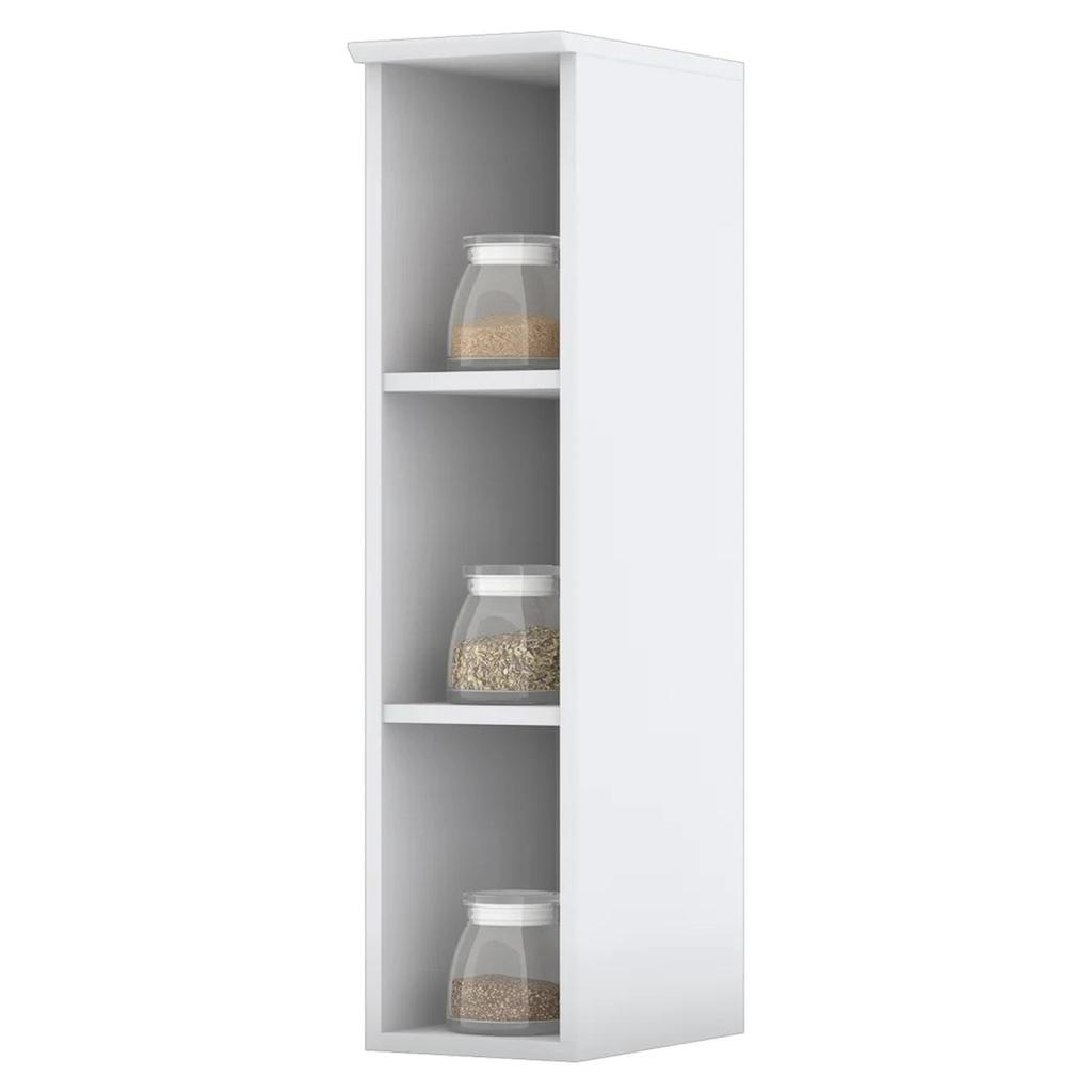 Nicho Aéreo Vertical 2 Prateleiras 20cm 100% Mdf Americana Branco Hp - Henn em Oferta na Shopee