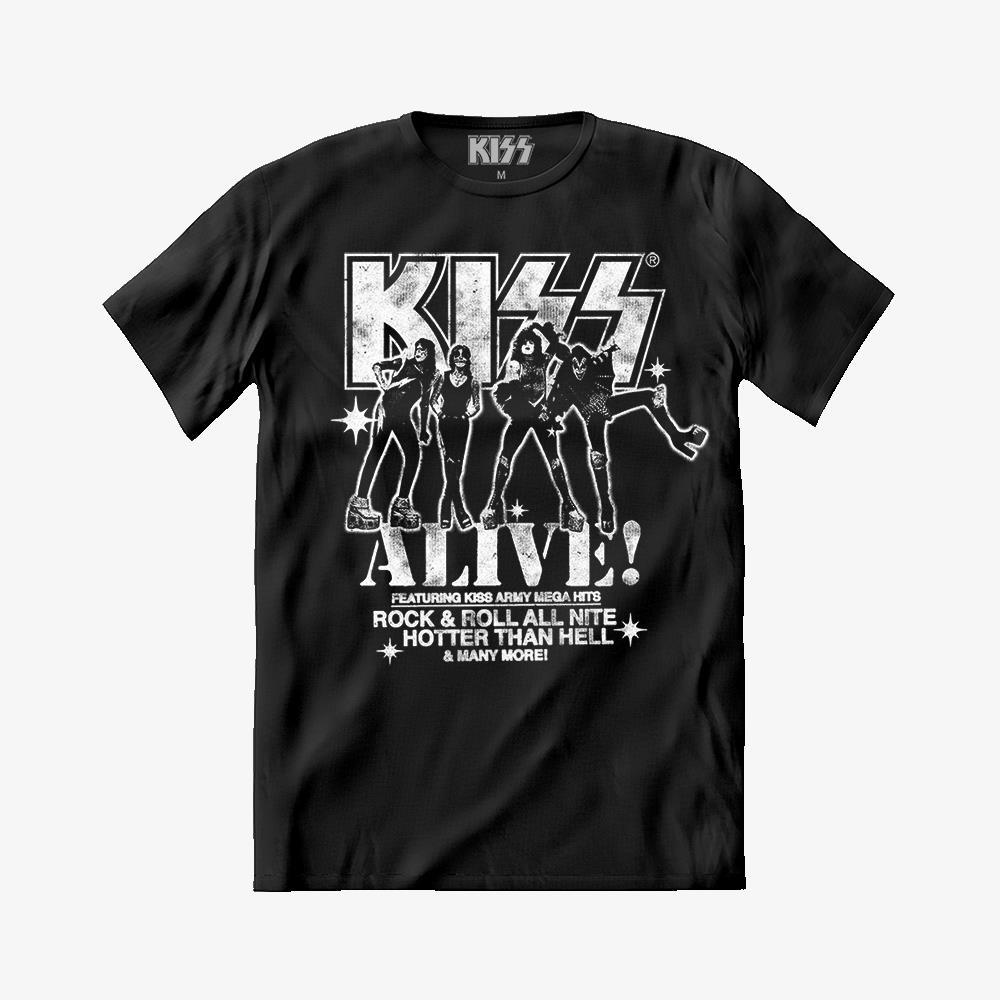 Camiseta Kiss - Alive! Tee em Oferta na Shopee