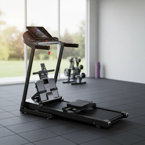 Esteira Ergométrica 2x1 com Simulador de Remo 12km/h 127V 2.0HP 12 Programas Cardio