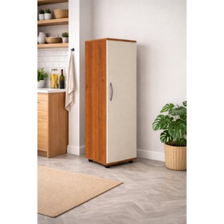 Novidade! Armário Sapateira Multiuso Viena Cor: Cedro Off White em Oferta na Shopee