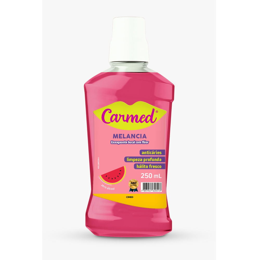 Enxaguante Bucal Carmed de Melancia 250ml em Oferta na Shopee