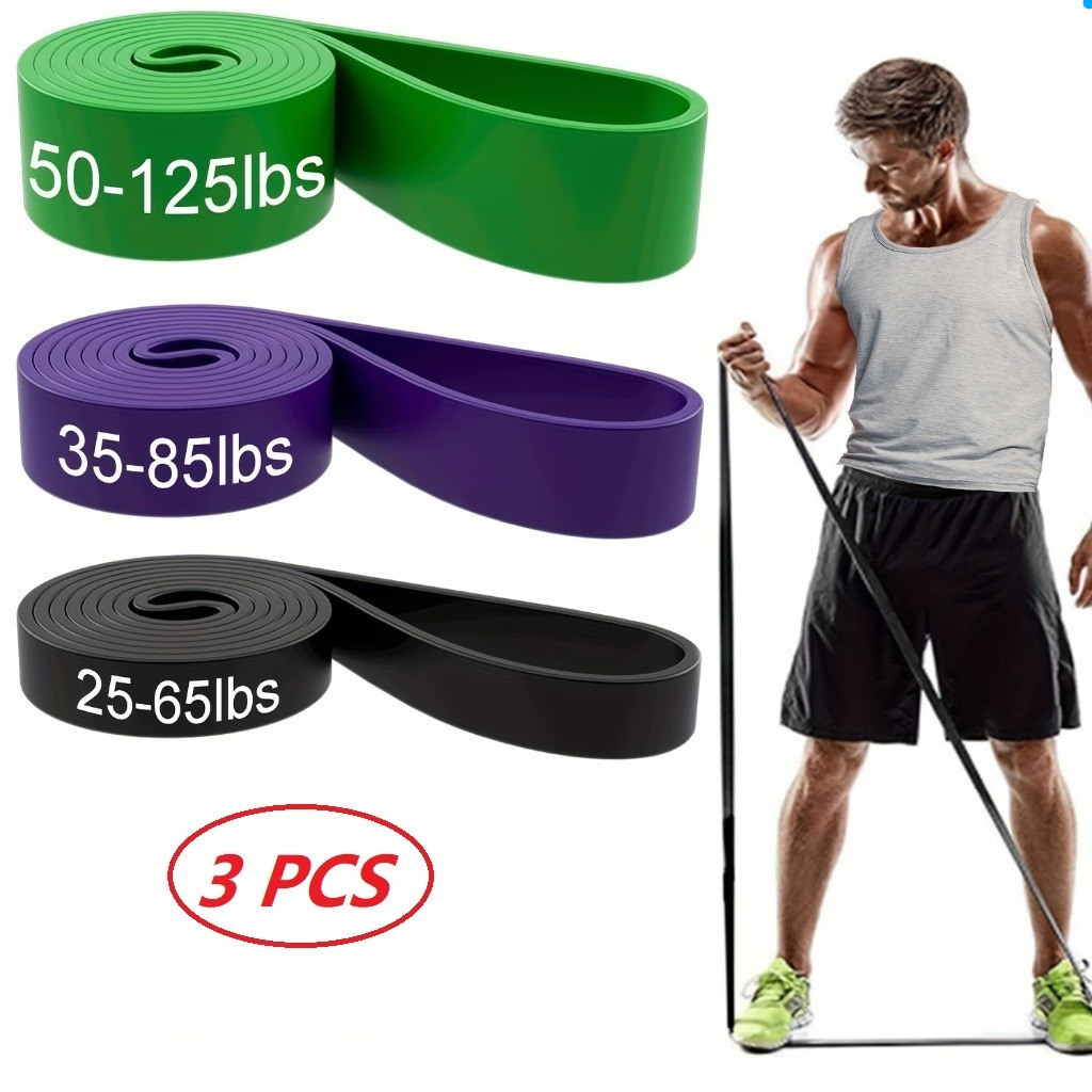 Imagem Super Bands Elásticos Extensores – Crossfit, Musculação e Treino Funcional (3 Resistências)