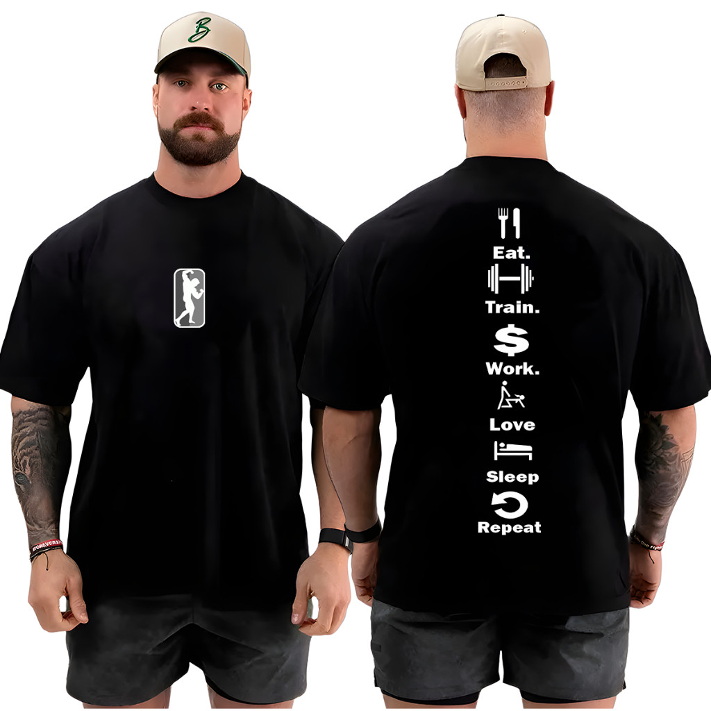 Camiseta, Over Camiseta Camisa Oversized Top Academia Musculação Treino Vida Fitness 100% Algodão Qualidade Street Casua