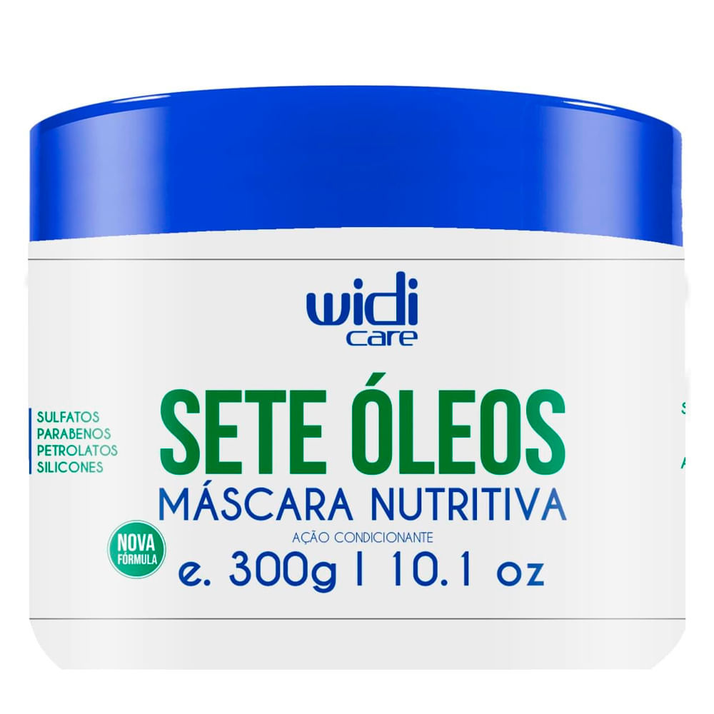 Máscara De Tratamento Widi Care Sete Óleos Nutritiva 300g em Oferta na Shopee