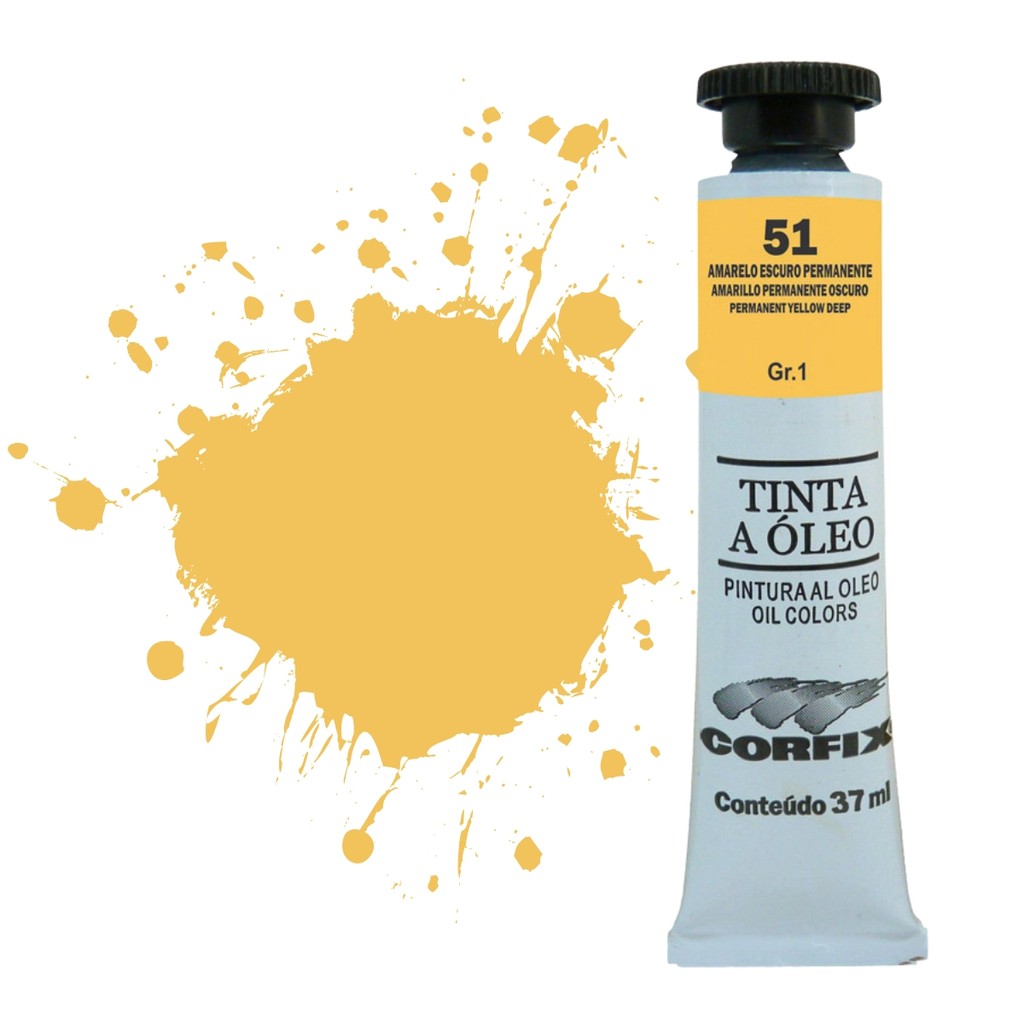 T. Oleo 37ml G1 051-amarelo Escuro Perm.