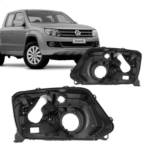 Carcaça Farol Amarok 2010 A 2016 Lado Esquerdo Esquerdo/moto