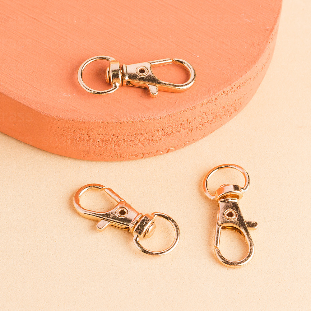 Fecho Mosquetão 31mm Banhado A Ouro - 20 Peças em Oferta na Shopee