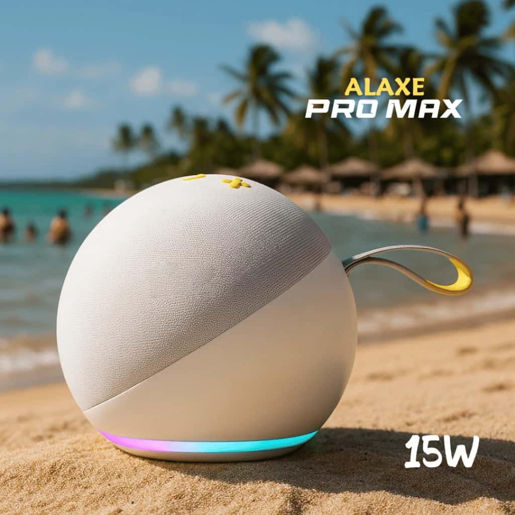 [ORIGINAL] Alto-Falante ALAXE PRO MAX Com Controle De Voz VIA APP Bluetooth em Oferta na Shopee