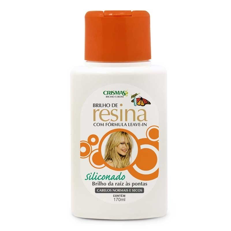 Creme Para Pentear Brilho De Resina Crisma Silicone 170ml em Oferta na Shopee
