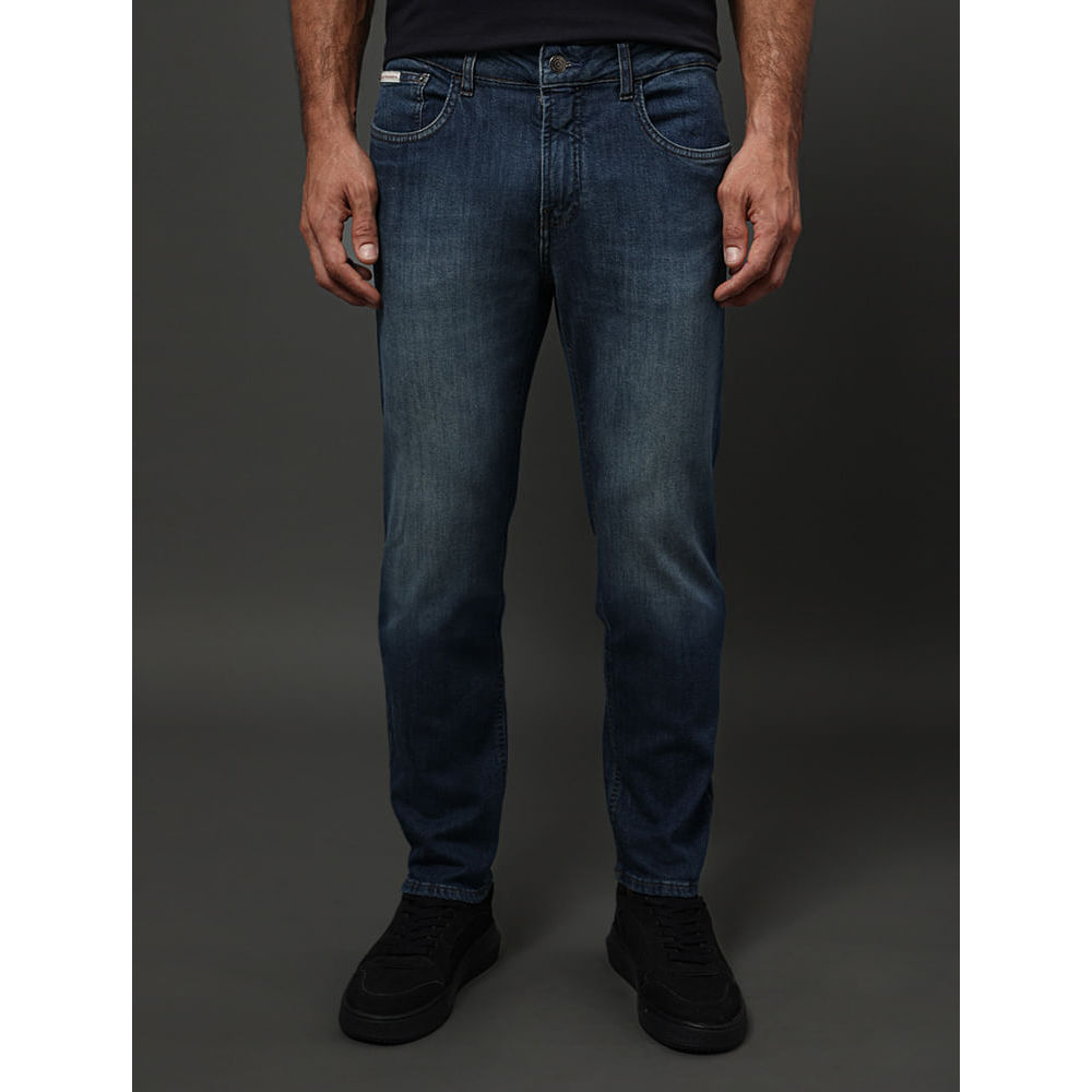 Calça Jeans Masculina Slim 5 Pockets Calvin Klein Jeans - Azul Médio