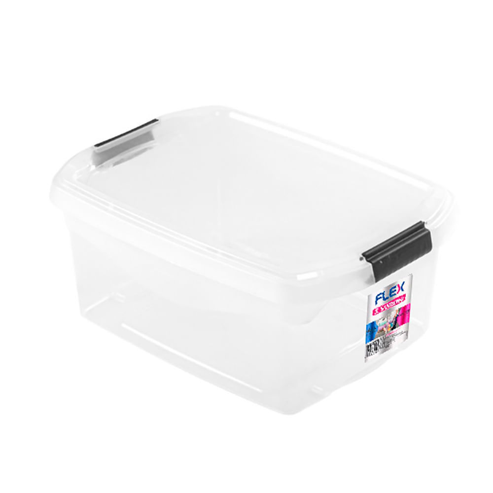 Caixa Organizadora Sanremo Plástico Incolor 6L em Oferta na Shopee